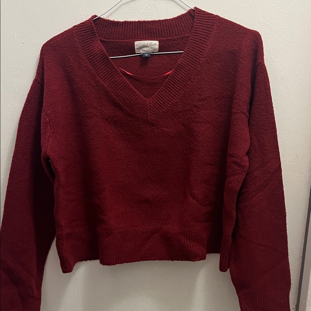 Universal Thread Rich Red Knit Sweater